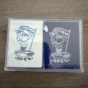 Lot of 2 Butthead Open Golf Themed Playing Cards Deck